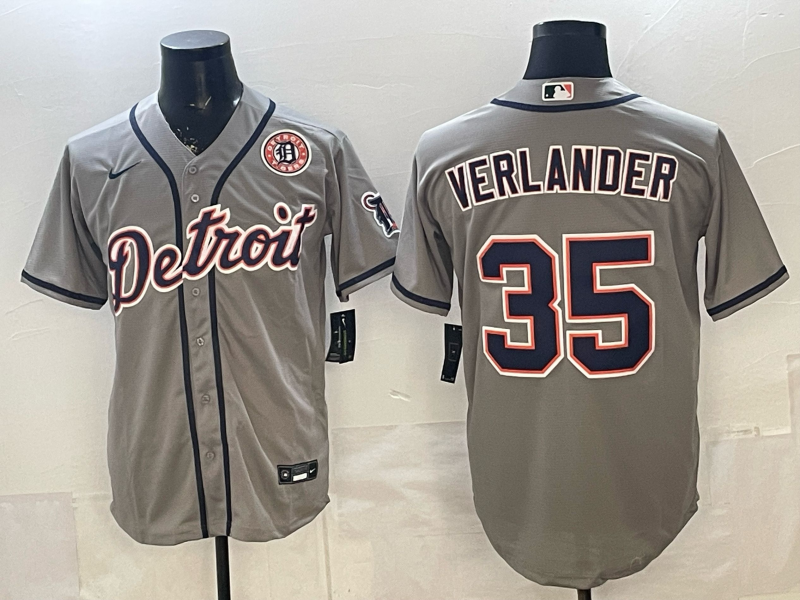 Men Detroit Tigers #35 Verlander white Game Nike MLB Jersey 2026009